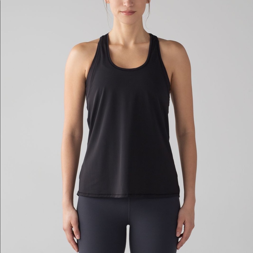 LULULEMON TWO IN ONE SINGLET TANK SIZE 6